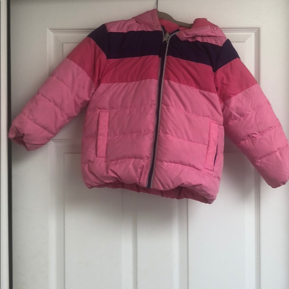 Hooded Colorblock Puffer Jacket